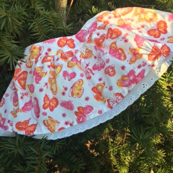 Cute, NWOT , 100% Cotton Dinet, Butterfly skirt 3-6 mths - Picture 3 of 6